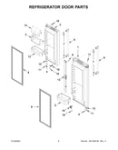 Refrigerator door parts