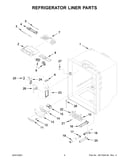 Refrigerator liner parts