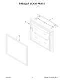 Freezer door parts