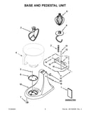 Base and pedestal unit