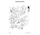 Maytag YMED8630HW2 bulkhead parts diagram