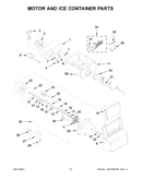 Motor and ice container parts