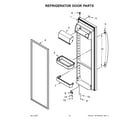 Kenmore 10650045715 refrigerator door parts diagram