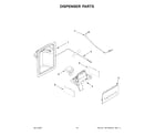 Kenmore 10650045715 dispenser parts diagram