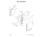 Kenmore 10650045715 air flow parts diagram
