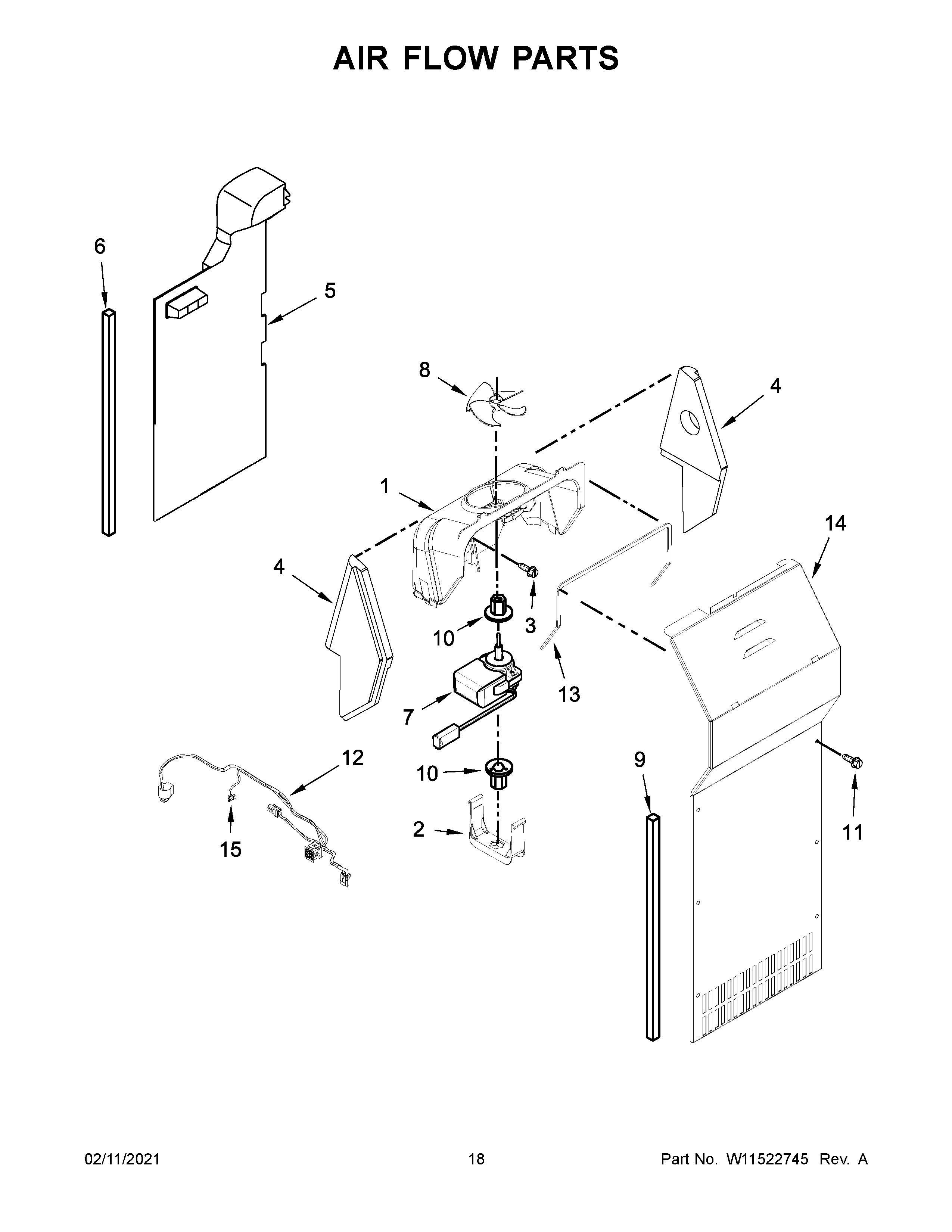 Air flow parts