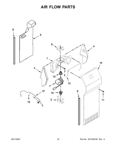 Air flow parts