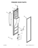 Freezer door parts