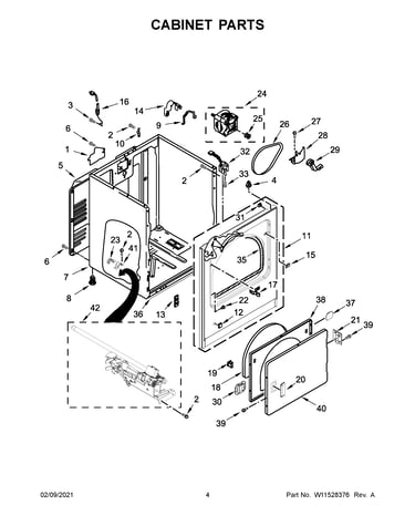 Cabinet parts