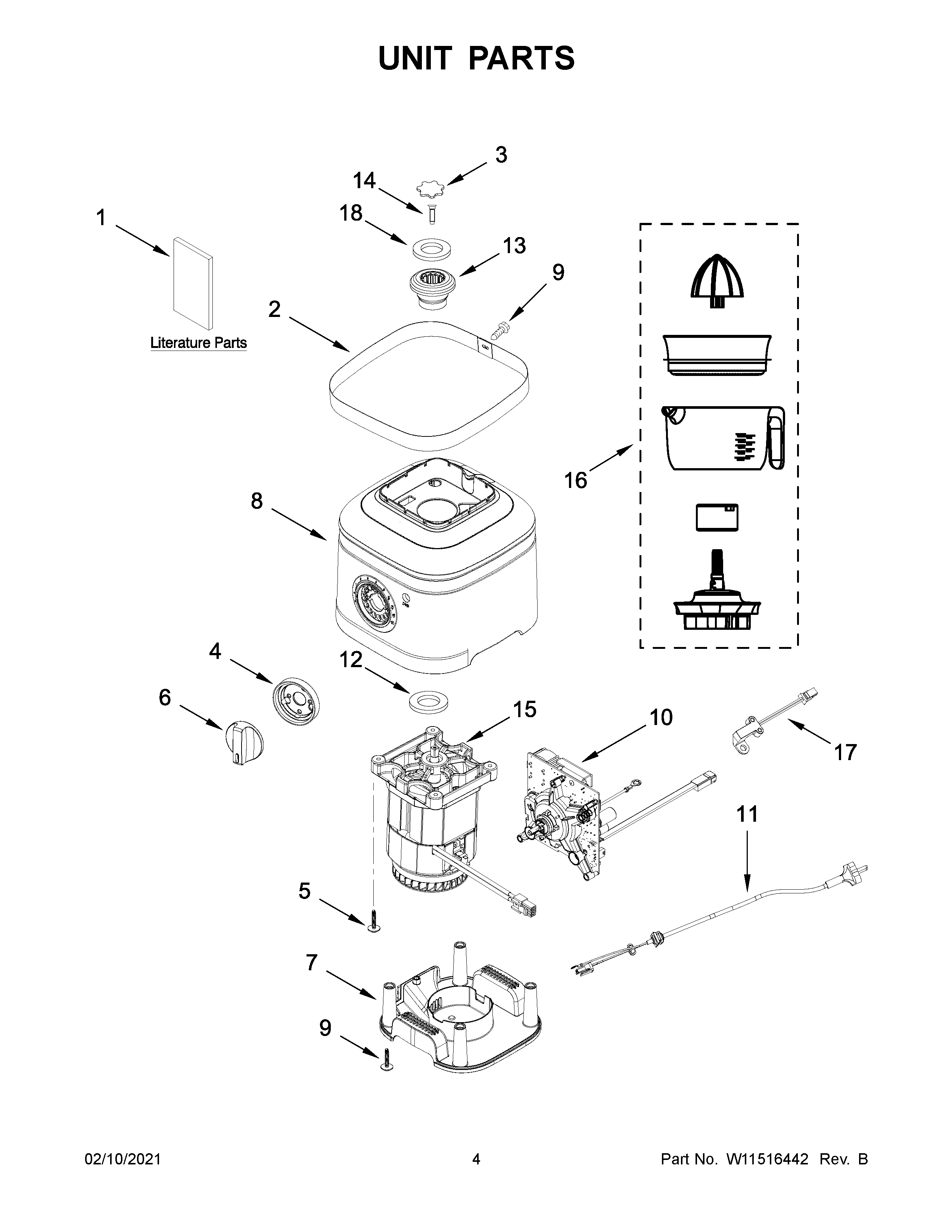 Unit parts