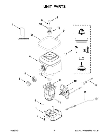 Unit parts