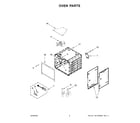 KitchenAid KFDC500JBK01 oven parts diagram