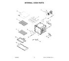 KitchenAid KFDC500JBK01 internal oven parts diagram