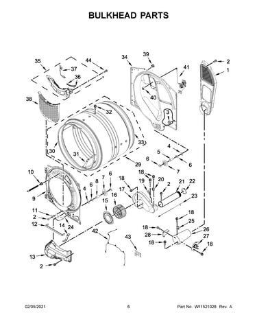 Bulkhead parts