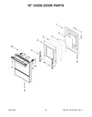 18" oven door parts