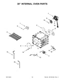 30" internal oven parts