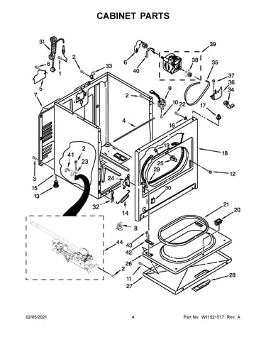 Cabinet parts
