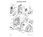 Whirlpool WGD5000DW4 bulkhead parts diagram