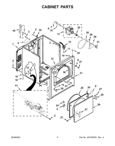 Cabinet parts