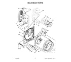 Crosley VGD6505GW1 bulkhead parts diagram