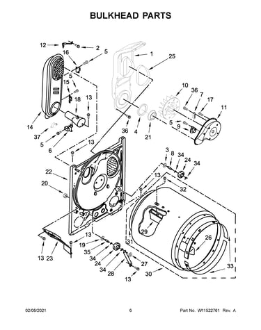 Bulkhead parts