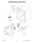 Refrigerator liner parts