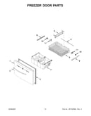 Freezer door parts
