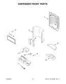 Dispenser front parts