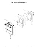 18" oven door parts