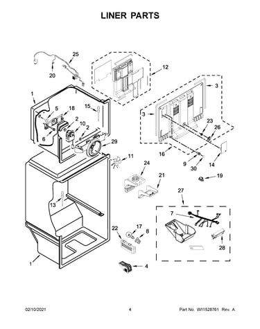 Liner parts