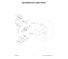 Amana ABB2224BRB02 refrigerator liner parts diagram