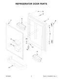 Refrigerator door parts