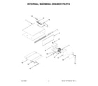 KitchenAid KOWT107EBS00 internal warming drawer parts diagram