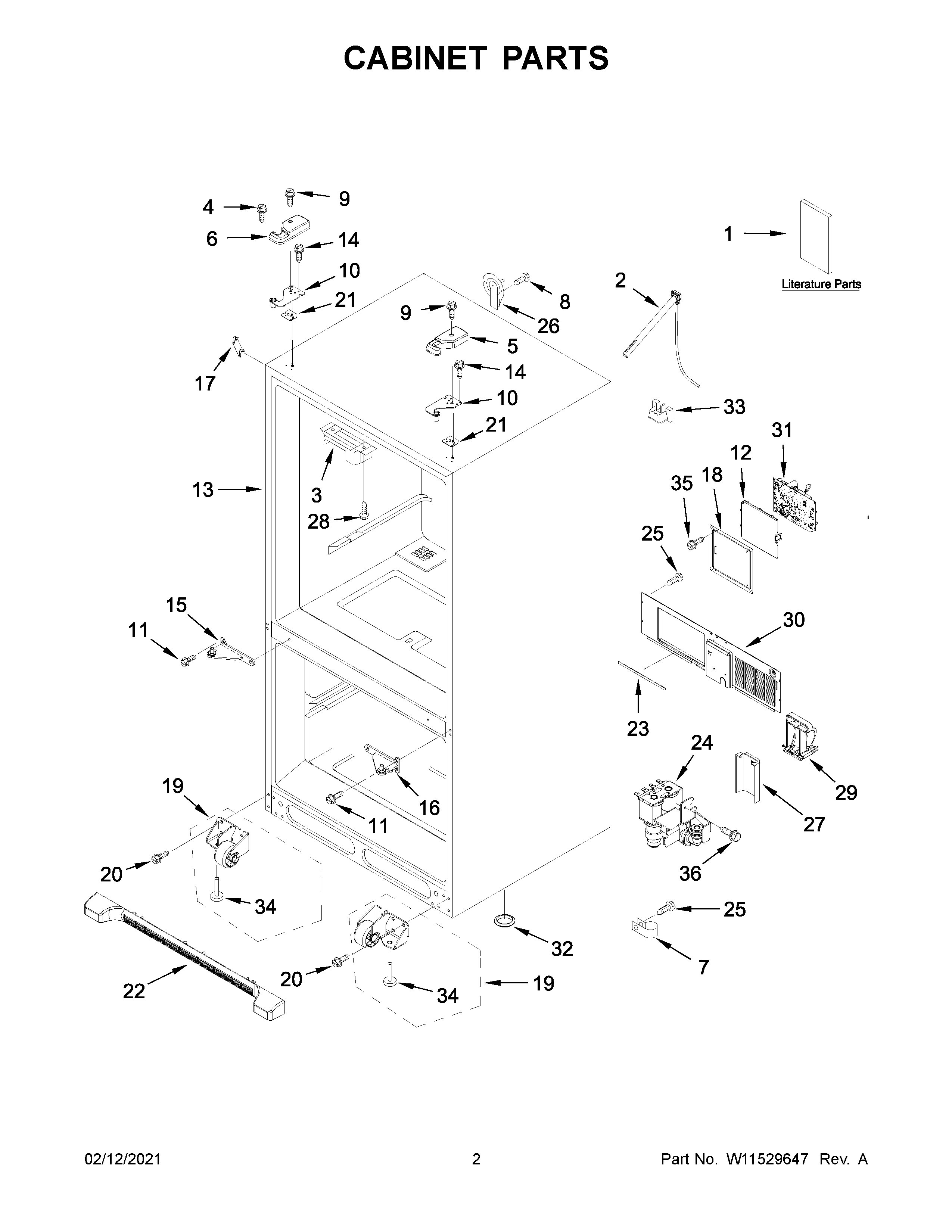 CABINET PARTS