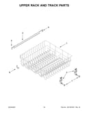 Upper rack and track parts