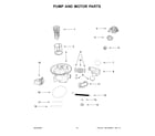 Whirlpool UDT518SAHP0 pump and motor parts diagram