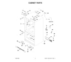 Whirlpool WRF535SMHW03 cabinet parts diagram