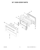 30" oven door parts