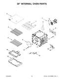 30" internal oven parts