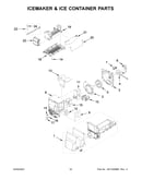 Icemaker & ice container parts