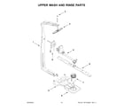 KitchenAid KDTE104KPS0 upper wash and rinse parts diagram