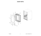 KitchenAid KUWR214KSB00 door parts diagram