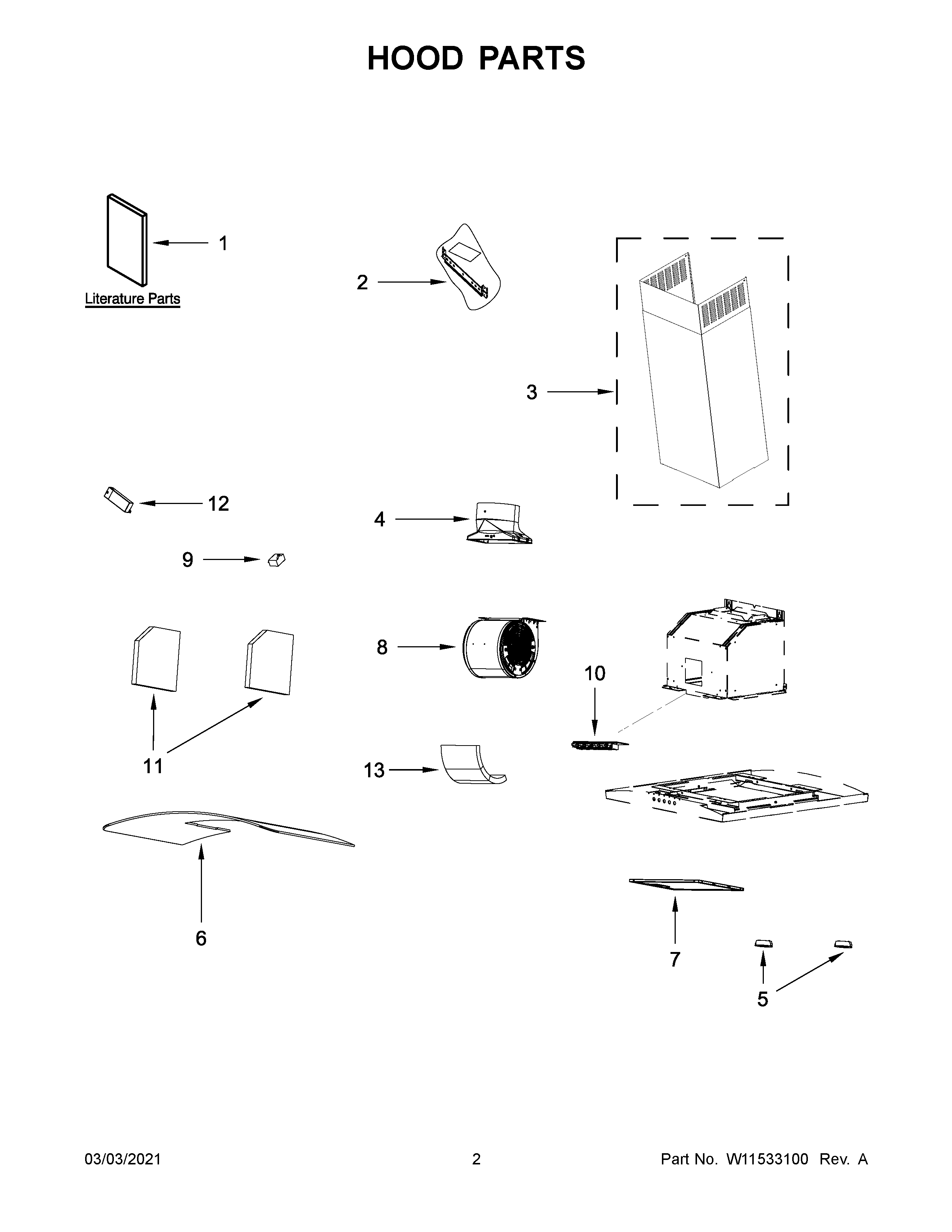 Hood parts