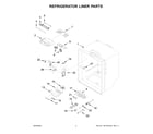 KitchenAid KRFC302EPA03 refrigerator liner parts diagram