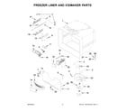 KitchenAid KRFC302EPA03 freezer liner and icemaker parts diagram
