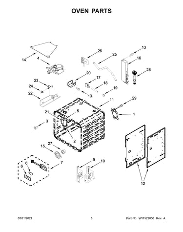 Oven parts