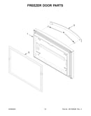 Freezer door parts