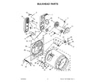 Whirlpool WGD4616FW2 bulkhead parts diagram