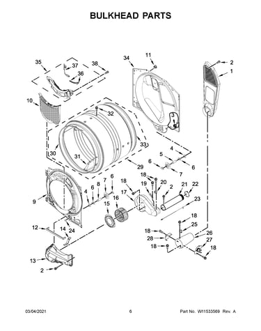 Bulkhead parts