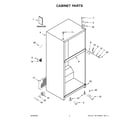 Amana ART308FFDW07 cabinet parts diagram